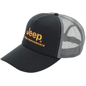 JEEP O102630-B968 XP Baseball Cap Mesh met borduurwerk Logo Xtreme Performance JX22A Heren Zwart/Sun Oranje Uni