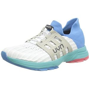 UYN Washi XC Turquoise Sole Sneakers voor dames, wit blauw, 37 EU, wit blauw, 37 EU