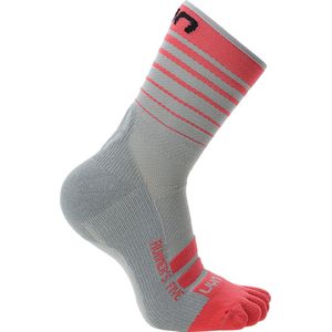 UYN - Runner's Five Socks - Lichtgrijs/Roze - Sportsokken