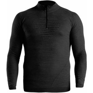 UYN - Fusyon Biotech - Longsleeve Shirt - Zwart - Merinowol/Biovezels