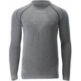UYN - Evolutyon Biotech Melange - Ondershirt - Donkergrijs Melange/Blauw - Lange Mouwen