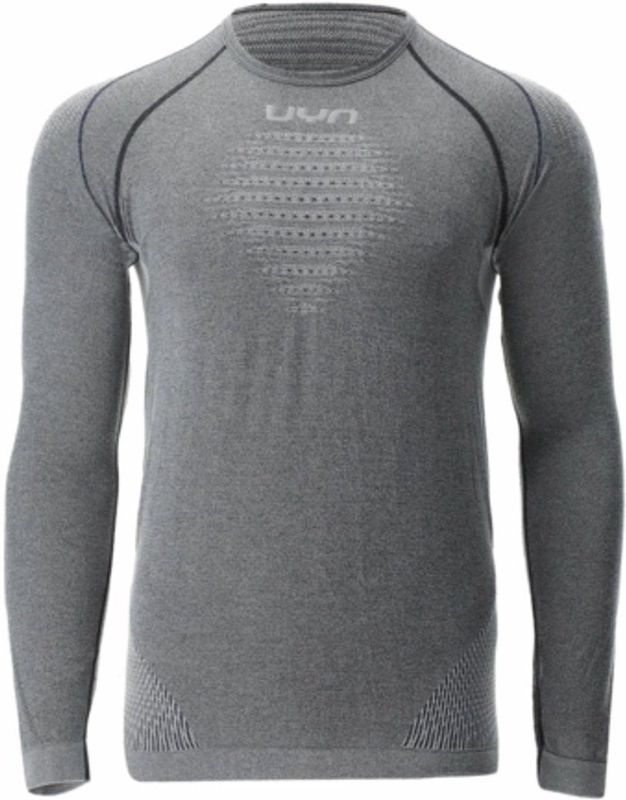 UYN - Evolutyon Biotech Melange - Ondershirt - Donkergrijs Melange/Blauw - Lange Mouwen