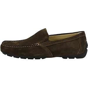 Geox - U Moner V - Mocassins - Zwart - Leer