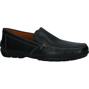 Leren loafers Moner GEOX. Leer materiaal. Maten 40. Zwart kleur