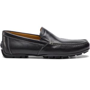 Leren loafers Moner GEOX. Leer materiaal. Maten 45. Zwart kleur