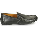 Geox - Moner - Instappers - Zwart - Leer