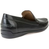 Geox - U SIRON A - Mocassins - Zwart - Leer