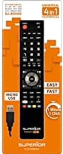 Freedom - Programmeerbare Afstandsbediening - Zwart - 4-in-1