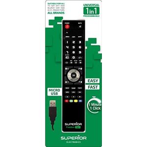 Afstandsbediening - Freedom Micro-USB - Geschikt voor TV, TDT, SAT, DVD, BLURAY