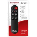 Superior - Gewoon - Afstandsbediening - Zwart - Infrarood