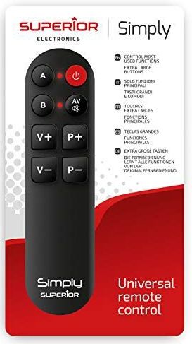 Superior - Gewoon - Afstandsbediening - Zwart - Infrarood