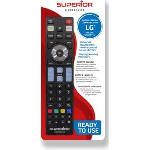 Superior Electronics LG Replacement universele vervangende afstandsbediening compatibel met alle LG tv's en smart-tv's - direct klaar voor gebruik zonder programmering