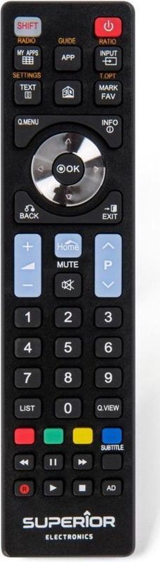Superior - SUPTRB007 - Afstandsbediening - Zwart - Infrarood