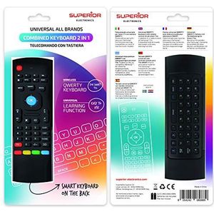 Superior - Universale Afstandsbediening - Zwart - Met QWERTY-toetsenbord