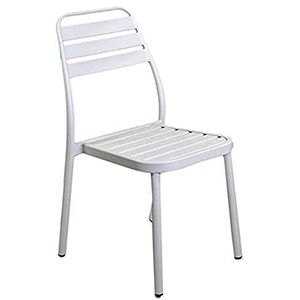 Vacchetti Las Vegas stoel, aluminium, wit, groot