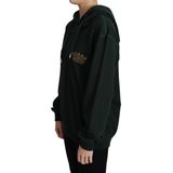 Dolce & Gabbana - Dark Green Crown Embroidery - Hoodie - Groen - Katoen