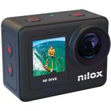 Nilox - Action Cam 4K Dive - Action Camera - Zwart - 4K/60 fps - Dubbel Display
