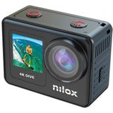 Nilox - Action Cam 4K Dive - Action Camera - Zwart - 4K/60 fps - Dubbel Display