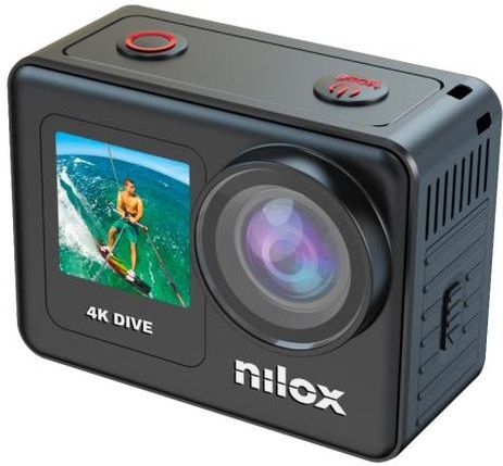 Nilox - Action Cam 4K Dive - Action Camera - Zwart - 4K/60 fps - Dubbel Display