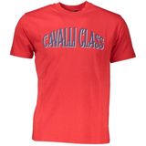 Cavalli Class - T-shirt - Rood - Korte Mouwen
