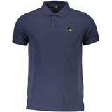 Cavalli Class - Polo Shirt - Blauw - Katoen - Korte Mouwen
