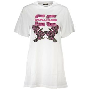 Roze Print T-shirt Jurk