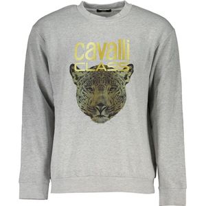 Cavalli Class - Sweatshirt - Grijs - Katoen - Lange Mouwen