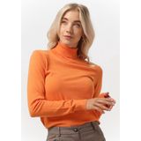 Silvian Heach - Turtleneck Sweater Nunteg - Oranje - Polyester