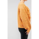 Silvian Heach - Loose Frameonz - Vest - Oranje - Wolmix - Dames