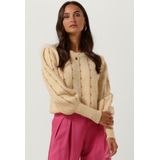 Silvian Heach - Gebreide Trui - Beige - Wolmix - Ronde Halslijn