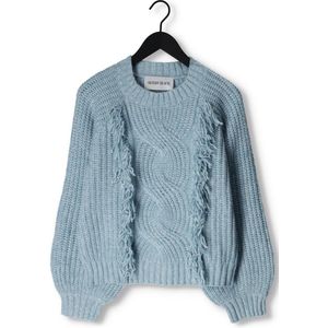 Silvian Heach - Stijlvolle Trui - Blauw - Polyester - Acryl - Wol - Spandex