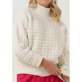 Silvian Heach - Gestreepte Coltrui - Beige - Gebreide Stof met Wol