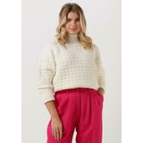 Silvian Heach - Gestreepte Coltrui - Beige - Gebreide Stof met Wol