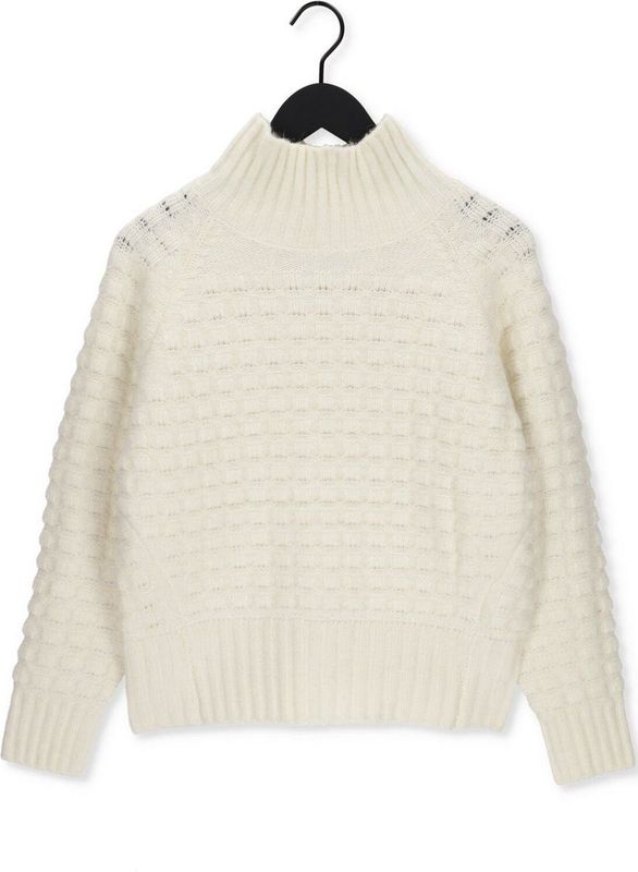 Silvian Heach - Gestreepte Coltrui - Beige - Gebreide Stof met Wol