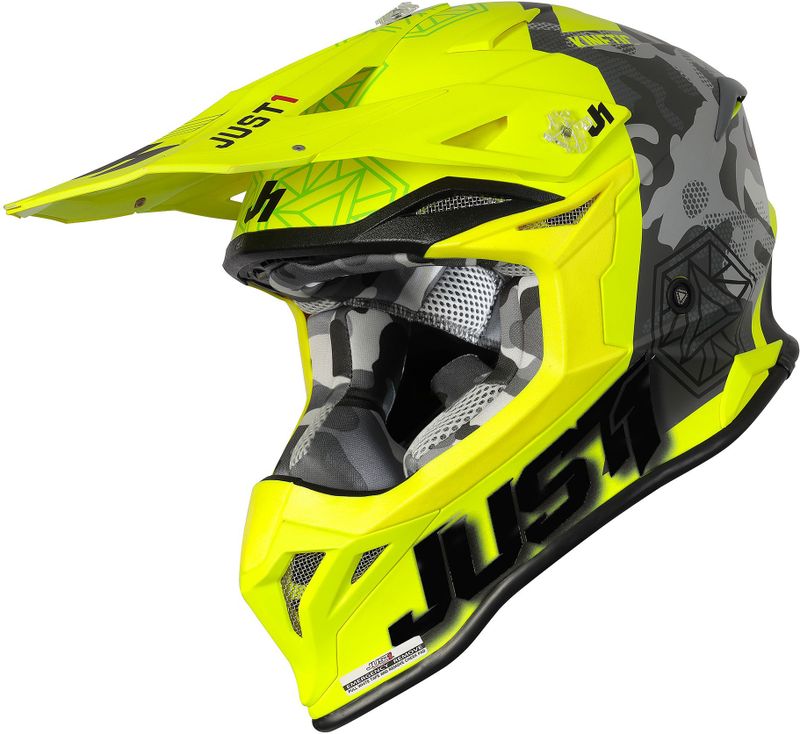Just1 - J39 Kinetic - Offroadhelm - Camo - Thermoplastisch Hars