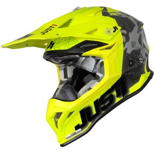 Crosshelm Just1 J39 Kinetic Camo-Lime-Geel