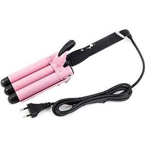 Professionele stijltang met 3 takken, krulspelden met 3 golven