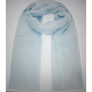 Replay Sjaal - Kleur Wit - Blauw - One Size