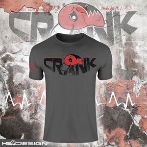 Hotspot Design - Crank T-shirt - Grijs - Korte Mouwen