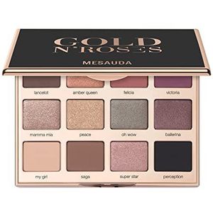 Mesauda Milano Gold N'Roses Oogschaduw Palette 12x1,2 gr