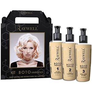 Raywell - Boto Hair Gold - Haarbehandeling - 3 x 150 ml