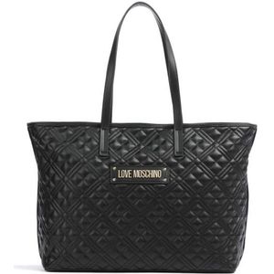 Love Moschino Quilted Shopper Tas 36 cm black