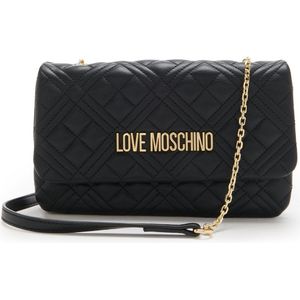 Love Moschino Quilted Bag Dames Crossbody tas/Handtas/Schoudertas Kunstleer - Zwart