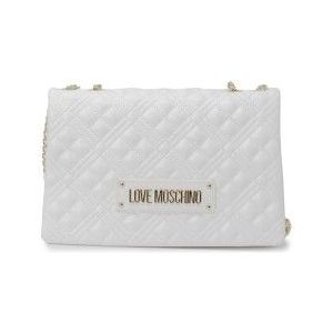 Love Moschino, Tassen, Dames, Wit, ONE Size, Gewatteerde Donna Tas