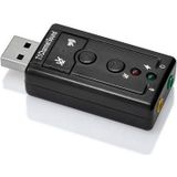 Ewent - Ew3751 - Externe Geluidskaart - Zwart - Geluid 7.1