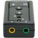 Ewent - Ew3751 - Externe Geluidskaart - Zwart - Geluid 7.1