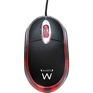 Ewent EW3174 muis Ambidextrous USB Type-A Optisch 1000 DPI