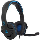 Gaming Headset met Microfoon Ewent PL3320 Zwart Blauw