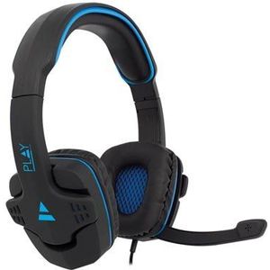 Gaming Headset met Microfoon Ewent PL3320 Zwart Blauw