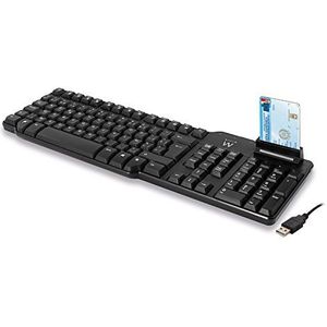 Ewent EW3251 USB-Tastatur, Englisch, Italienisch, Schwarz – Tastaturen (Standard, kabelgebunden, USB, mechanische Tastatur, Schwarz)